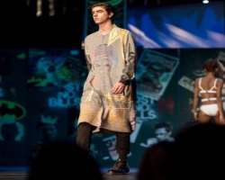He walked on-ramp for DKNY.